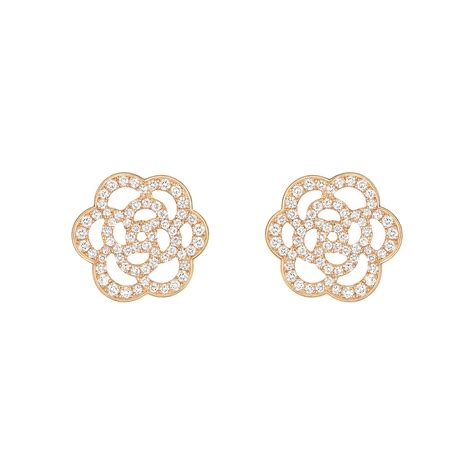 chanel camellia flapper|chanel camellia earrings.